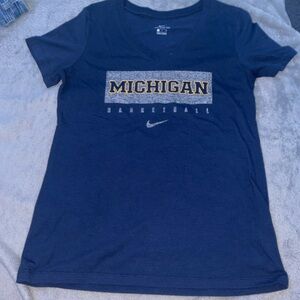 Michigan Basketball Nike Tee